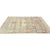 1920s Antique Rug 7x10 | Garden Panel Design in Soft Ivory, Red & Blue For Sale - Image 5 of 5