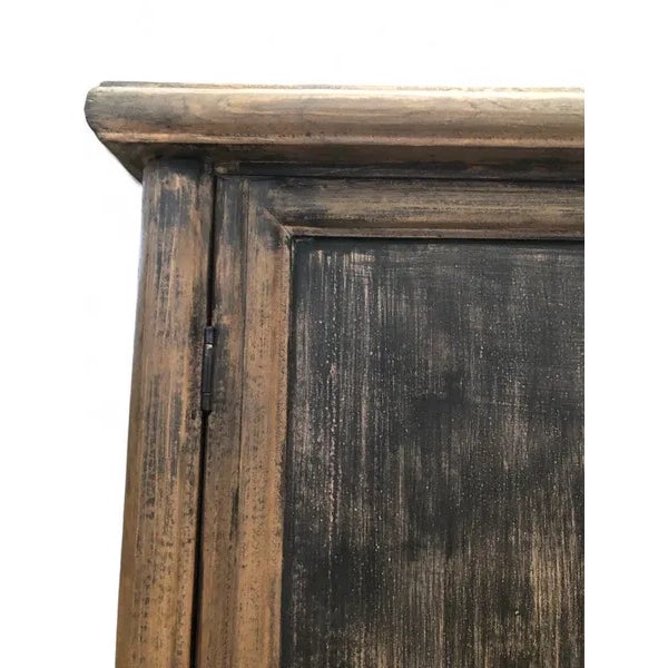 Wood Asian Armoire Cabinet For Sale - Image 7 of 8