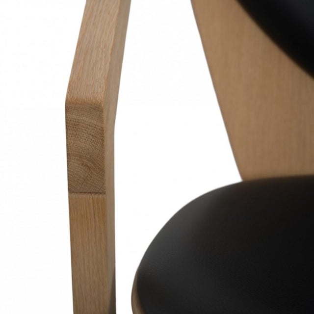 GE460 Butterfly Chair in Oak and Black Leather by Hans Wegner, 2015 For Sale - Image 14 of 18