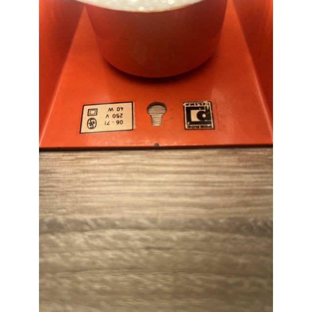 Metal Table Lamp by Pokrok Žilina, 1960s For Sale - Image 7 of 8