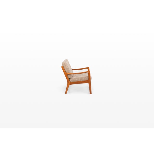 Mid-Century Modern Easy Chair by Ole Wanscher for Peter Jeppesen Møbelfarbik, Denmark, 1960s For Sale - Image 3 of 14