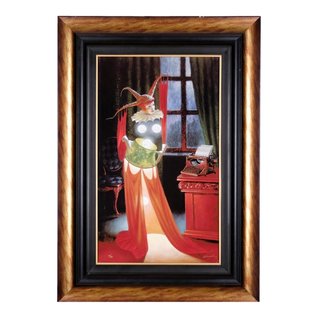 2015 Michael Cheval "Inspiration" Artist Hand Signed & Numbered Limited Edition 185/450 Framed Color Dye Sublimation on Aluminum For Sale