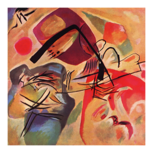 Kandinsky the Black Curves Giclee LTD Edition