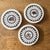 Late 20th Century Native American Acoma Pottery Coasters, Set of 3 For Sale - Image 4 of 6