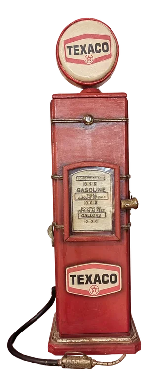Vintage Limited Edition Texaco Case Cabinet in the Shape of Petrol Pump, 2000s