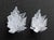 Lalique Pair of Lalique Crystal and Chrome "Champs Elysees" Wall Sconces For Sale - Image 4 of 15