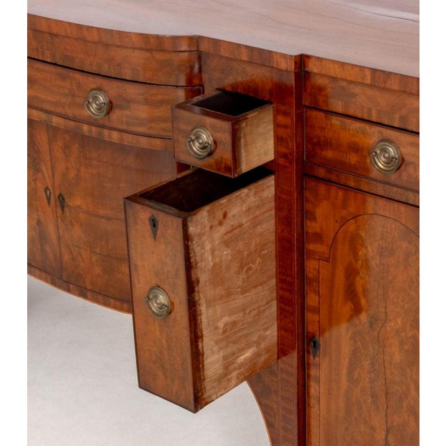 19th Century American Federal Figured Mahogany Sideboard For Sale - Image 5 of 9