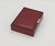 Hermès French Burgundy Stitched Leather & Brass Cards Box, 1970s For Sale - Image 4 of 8