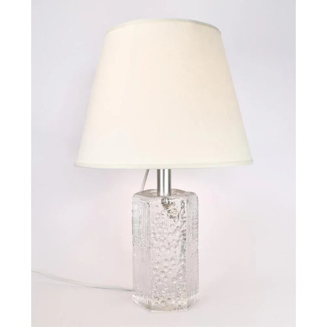 1960s Crystal Structure Table Lamp by Willem Heesen for Royal Leerdam, 1967 For Sale - Image 5 of 13