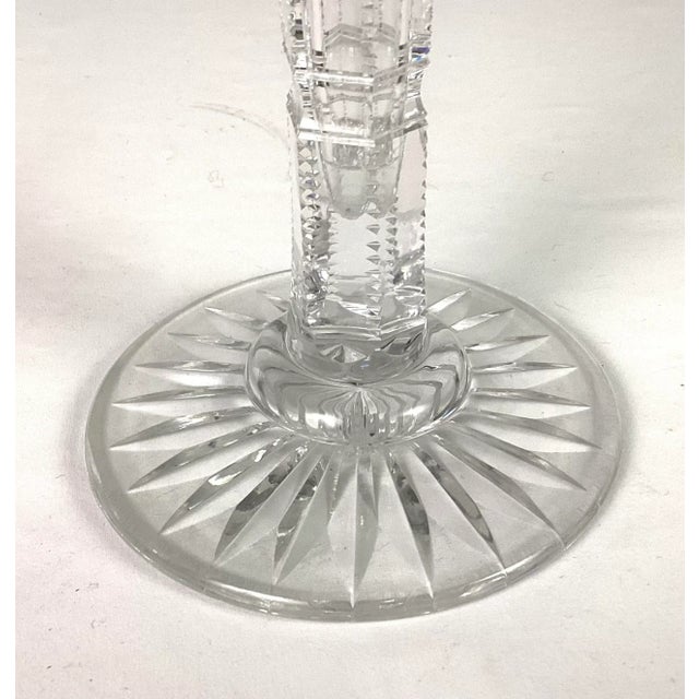 Late 19th Century Abp- Large Cut Glass Vase For Sale - Image 6 of 9