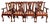 English Chippendale Style Carved Mahogany Ball & Claw Dining Chairs- Set of 8 For Sale - Image 4 of 7
