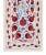 1.7x6.3 Ft Asian Suzani Textile Table Runner. Silk Embroidered Wall Hanging For Sale - Image 4 of 6