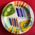 DeSimone Mid-Century Modern Hand Painted Italian Pottery Plates by Desimone Circa 1960's - Set of 4 For Sale - Image 4 of 9