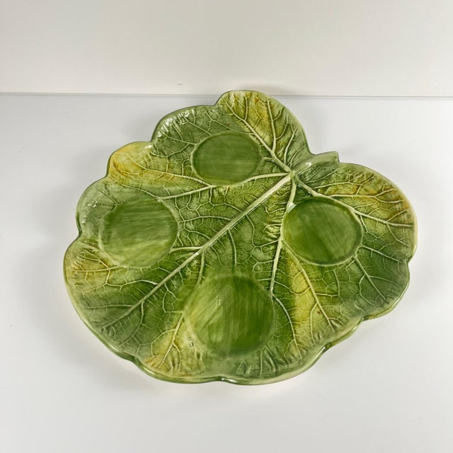 Green Melon Service in Earthenware for 4 People, 20th Century, 1970s For Sale - Image 8 of 13