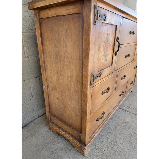 Rancho / Western / Hacienda Buffet by Coronado Hand Painted Circa. 1930's For Sale - Image 10 of 18