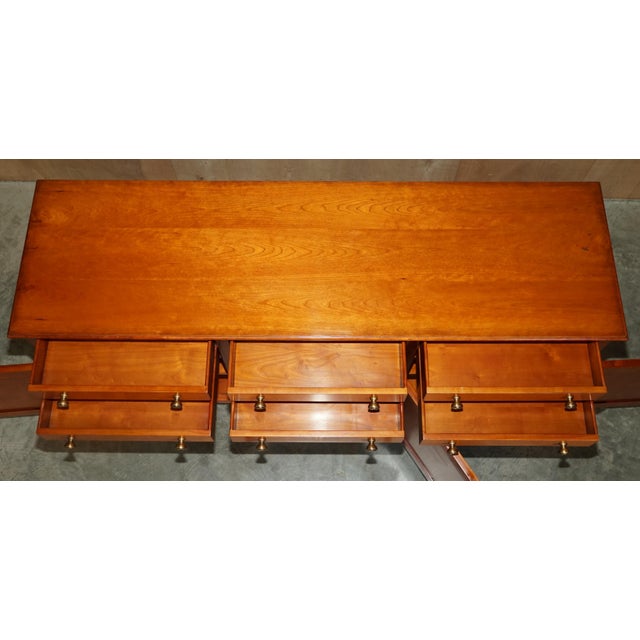 Large Cherrywood Sideboard or Cupboard with 6 Drawers from MultiYork For Sale - Image 17 of 18
