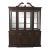 Stickley Chippendale Style Mahogany Breakfront China Cabinet For Sale