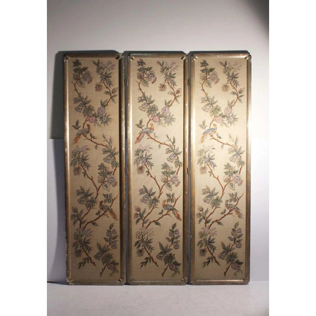 Wood Vintage Italian Chinoiserie Room Divider Screen For Sale - Image 7 of 13