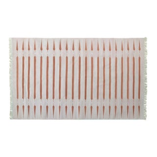 Amritsar Rug, 10' x 14', Pink and Terra Cotta For Sale