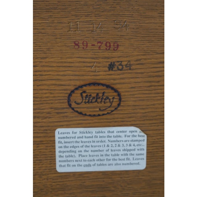 Stickley Arts & Crafts Mission Oak Dining Room Table For Sale - Image 12 of 13