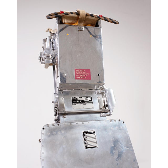 Mid-Century Modern Martin-Baker Mk2 Ejection Seat, Polished Aluminum, Mid-Century Art For Sale - Image 3 of 18