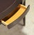 Hollywood Regency Late 20th Century John Hutton for Donghia Round Ebonized Wood Center Table With Brass Casters For Sale - Image 3 of 4