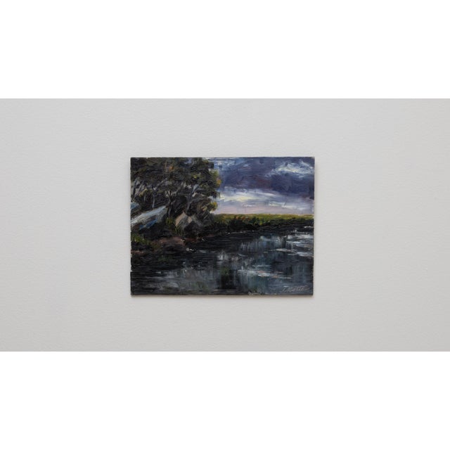 Traditional 20th Century Belgian Landscape Painting For Sale - Image 3 of 18