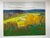 A vivid and impressionistic original oil painting on canvas capturing the energy of a lush landscape in brilliant,...