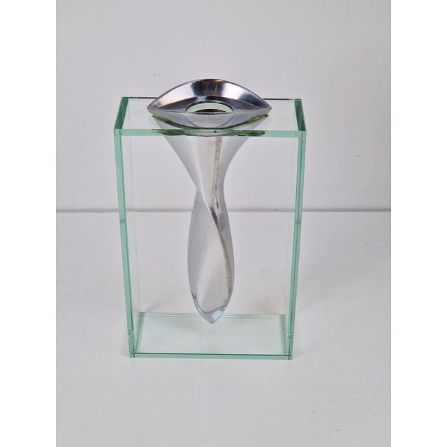 1980s Vase in Glass by Lisa Mori, 1980s, Set of 4 For Sale - Image 5 of 18