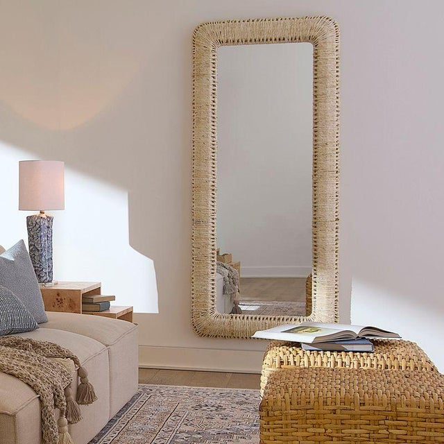 2020s Jamie Young Hollis Floor Mirror For Sale - Image 5 of 6