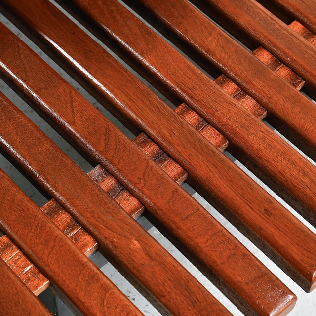 Mahogany Cansado Bench by Charlotte Perriand for Steph Simon, 1962 For Sale - Image 11 of 18