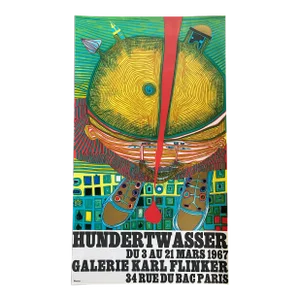 1967 Friedensreich Hundertwasser Exhibition Print by Mourlot