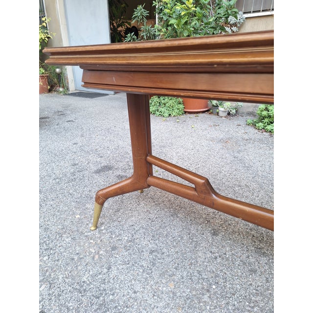 Wooden Console Table with Burl Wood Top and Formica Top, 1950s For Sale - Image 16 of 18