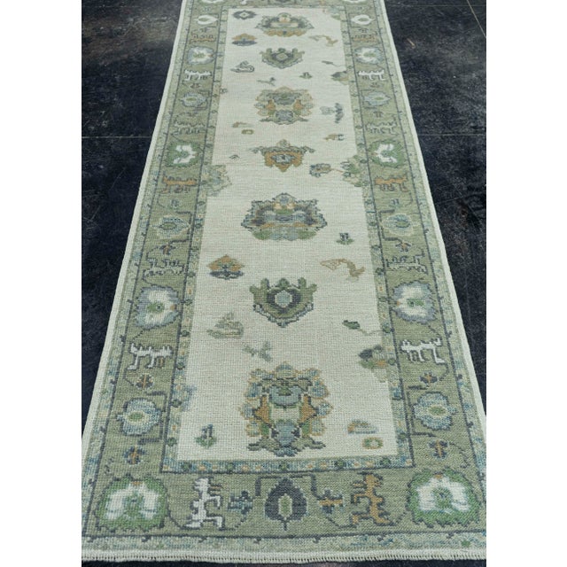 Turkish Oushak Rug 2'9"x 7'10" #19130 Explore a curated collection of hallway runners, wool rugs, and handmade...