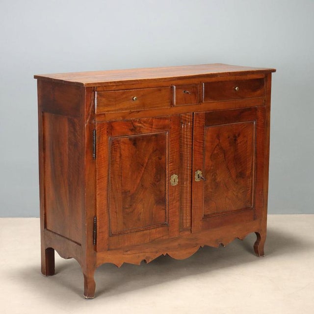 Early 19th Century Baroque Walnut Sideboard, France For Sale - Image 11 of 11