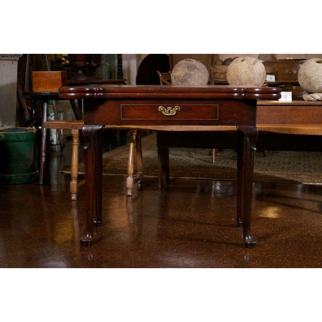 English 18th Century Georgian Mahogany Game Table For Sale - Image 3 of 9