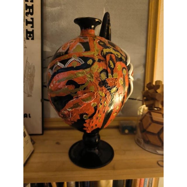 2000 - 2009 Vase in Blown Glass by Cleto Munari modified by Gianni Celati, 2002 / 2010 For Sale - Image 5 of 11