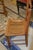 Vintage Set X 6 English Oak Tavern Slatted / Shaped Seat Ladder Back Dining Chairs For Sale - Image 6 of 16
