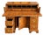 Mid 20th Century Queen Anne -Style Walnut Kneehole Desk For Sale