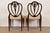 Baker Furniture Style Georgian Carved Mahogany Shield Back Side Chairs or Dining Chairs, Pair For Sale - Image 10 of 12