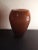 1980s 1980s Hand Blown Brown Ombre Encased Glass Vase For Sale - Image 5 of 6