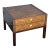 Mid-Century Burl Wood Nightstand by Century Furniture With Brass Pulls For Sale