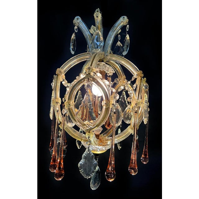 Metal Murano Chandeliers, 1950s, Set of 3 For Sale - Image 7 of 10