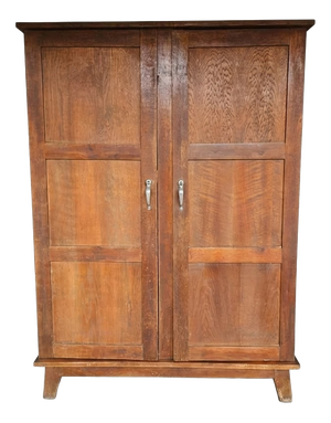Vintage French Provincial Armoire by René Gabriel, 1945