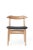 Cow horn chair oak anthracite melange by Warm Nordic Dimensions: D55 x W48 x H 74 cm Material: White oiled solid oak...