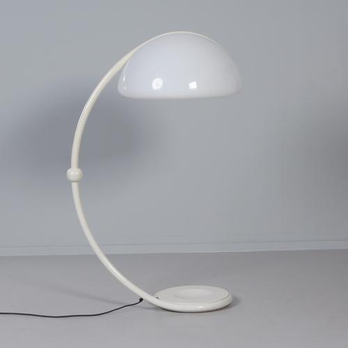 Martinelli Luce Serpente Floor Lamp by Elio Martinelli for Martinelli Luce, 1970s For Sale - Image 4 of 11