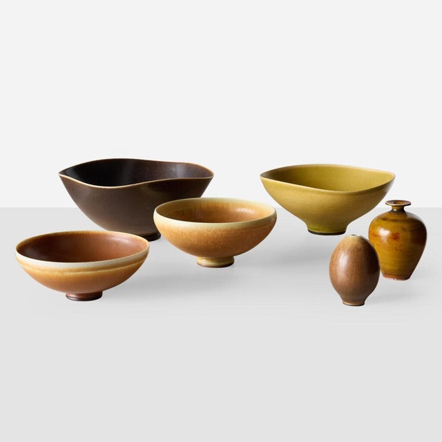 Berndt Friberg Small Stoneware Bowl by Berndt Friberg For Sale - Image 4 of 4