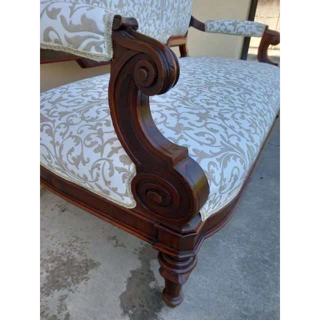 Brown Vintage Sofà Sofa, 800s For Sale - Image 8 of 11