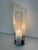 3-light Murano glass table lamp Chromed metal structure and glass elements. Good condition, glass intact. E27 lamps. This...