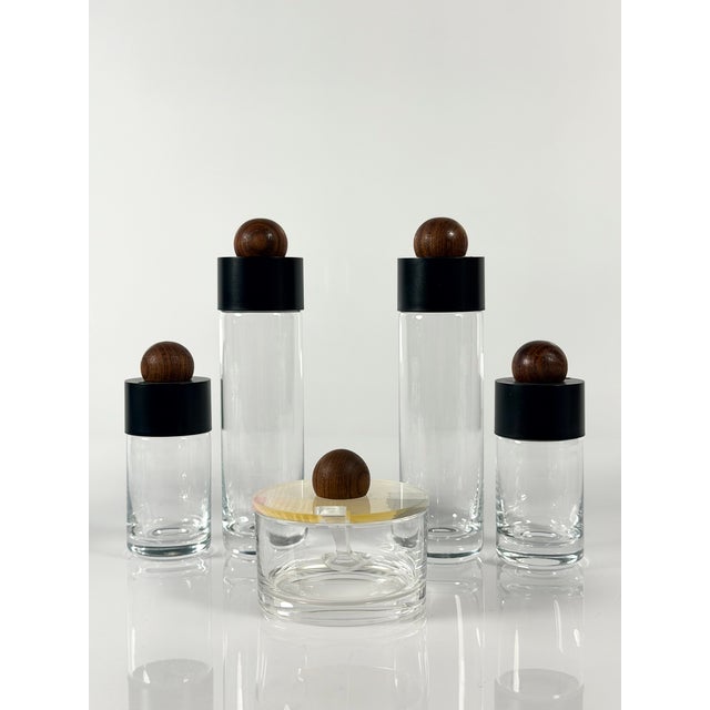 Appetizer Tray and Condiment Set by Ennio Pasini for Rede Guzzini, 1980s, Set of 2 For Sale - Image 9 of 18